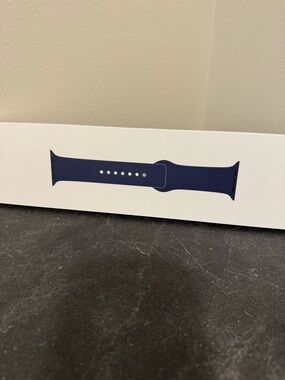 Dark Blue Silicone Apple 44mm Band